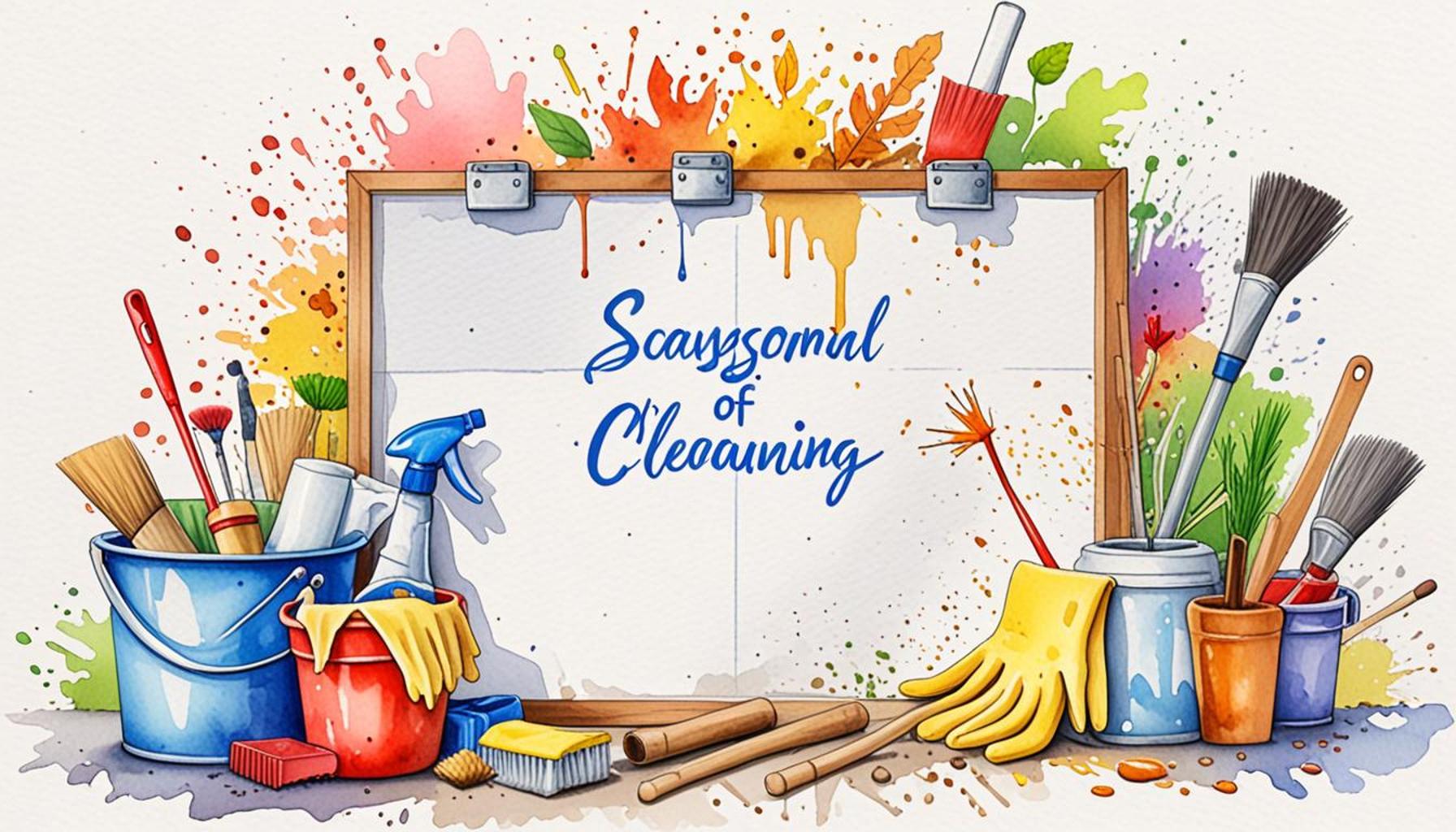 The importance of scheduling seasonal cleaning to prevent the accumulation of dirt and disorder