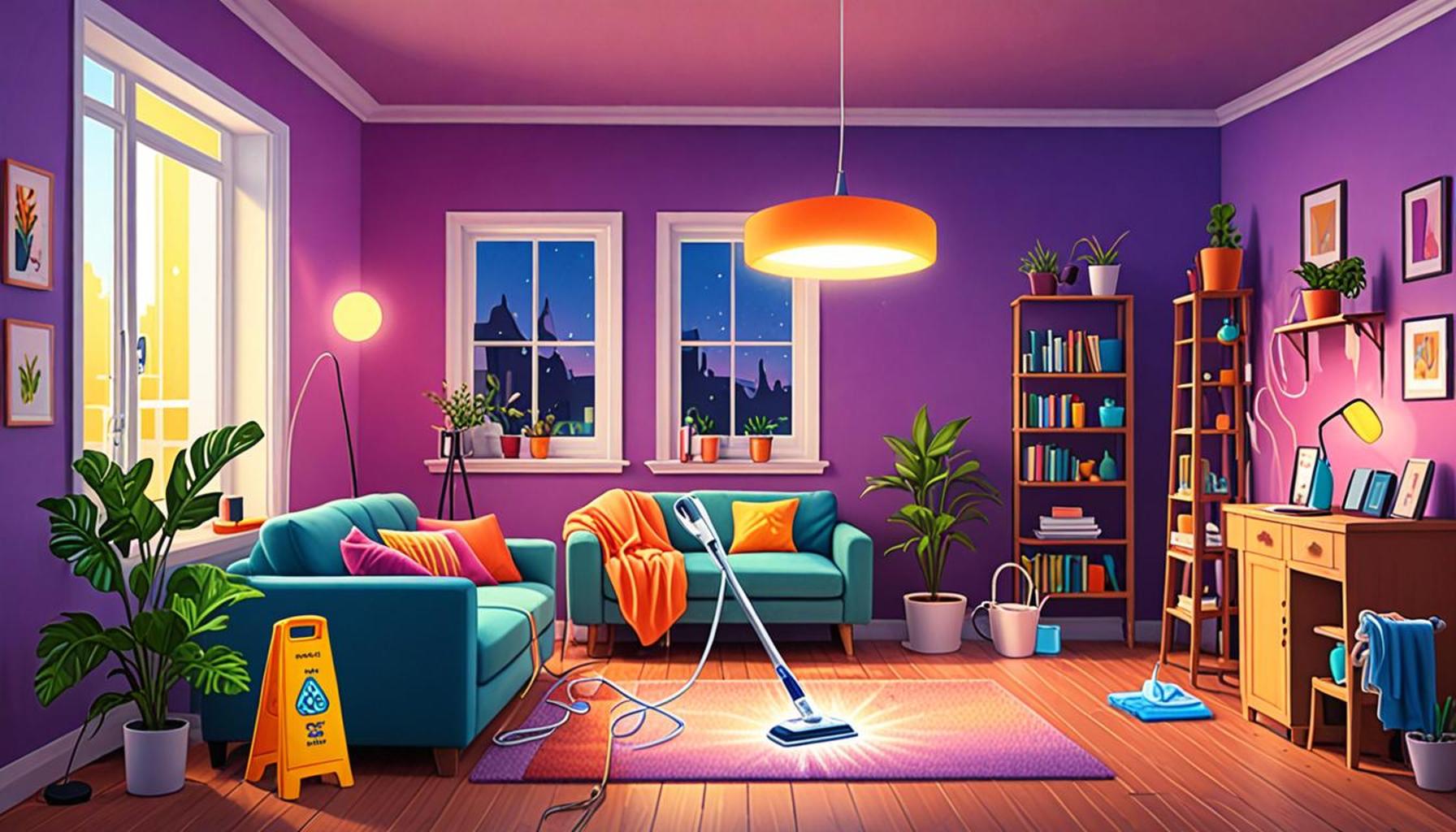 Smart Lighting and its Contribution to Home Maintenance: Creating Environments that Facilitate Cleaning