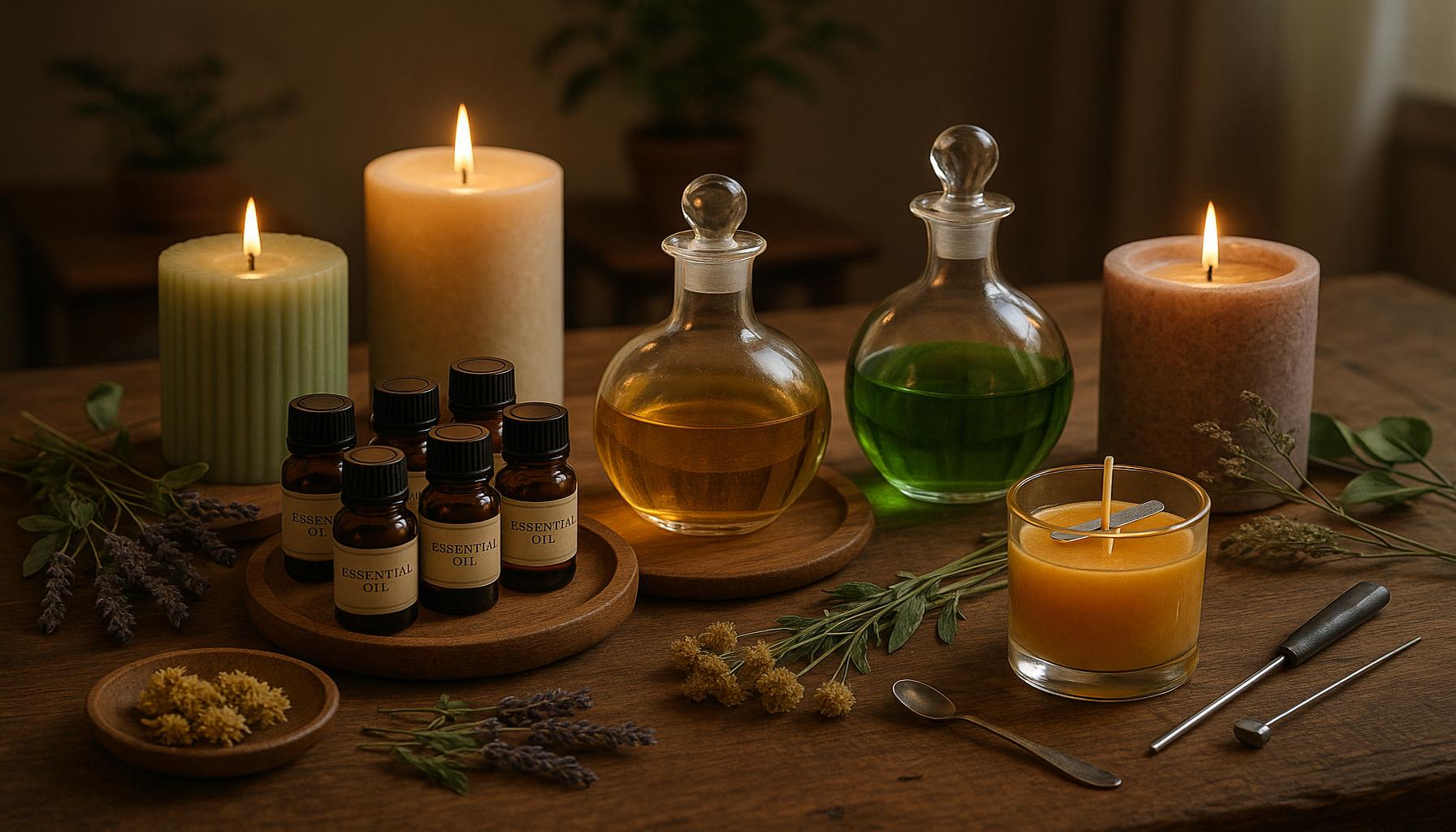 DIY Aromatherapy: Creating Custom Diffusers and Candles for Well-Being