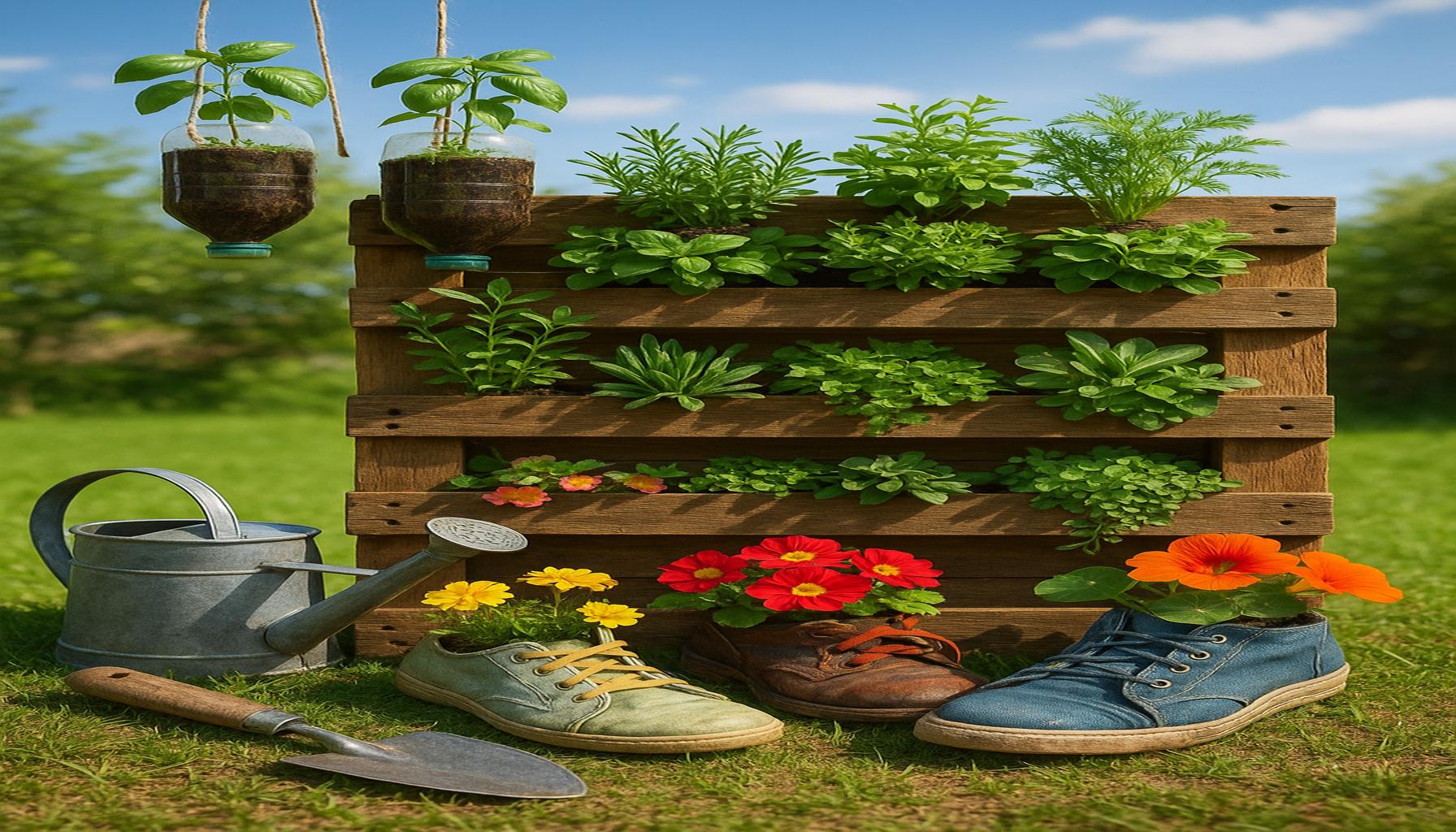 DIY Innovations in Gardening: Creating Green Spaces with Everyday Materials