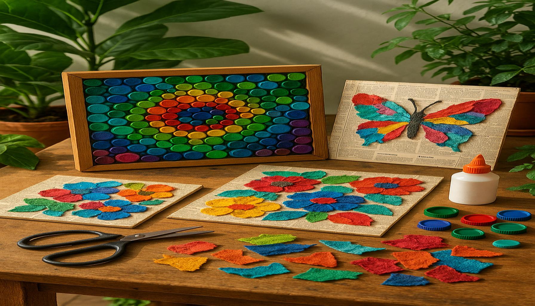 DIY Sustainable Innovations: Creating Art with Recycled Materials