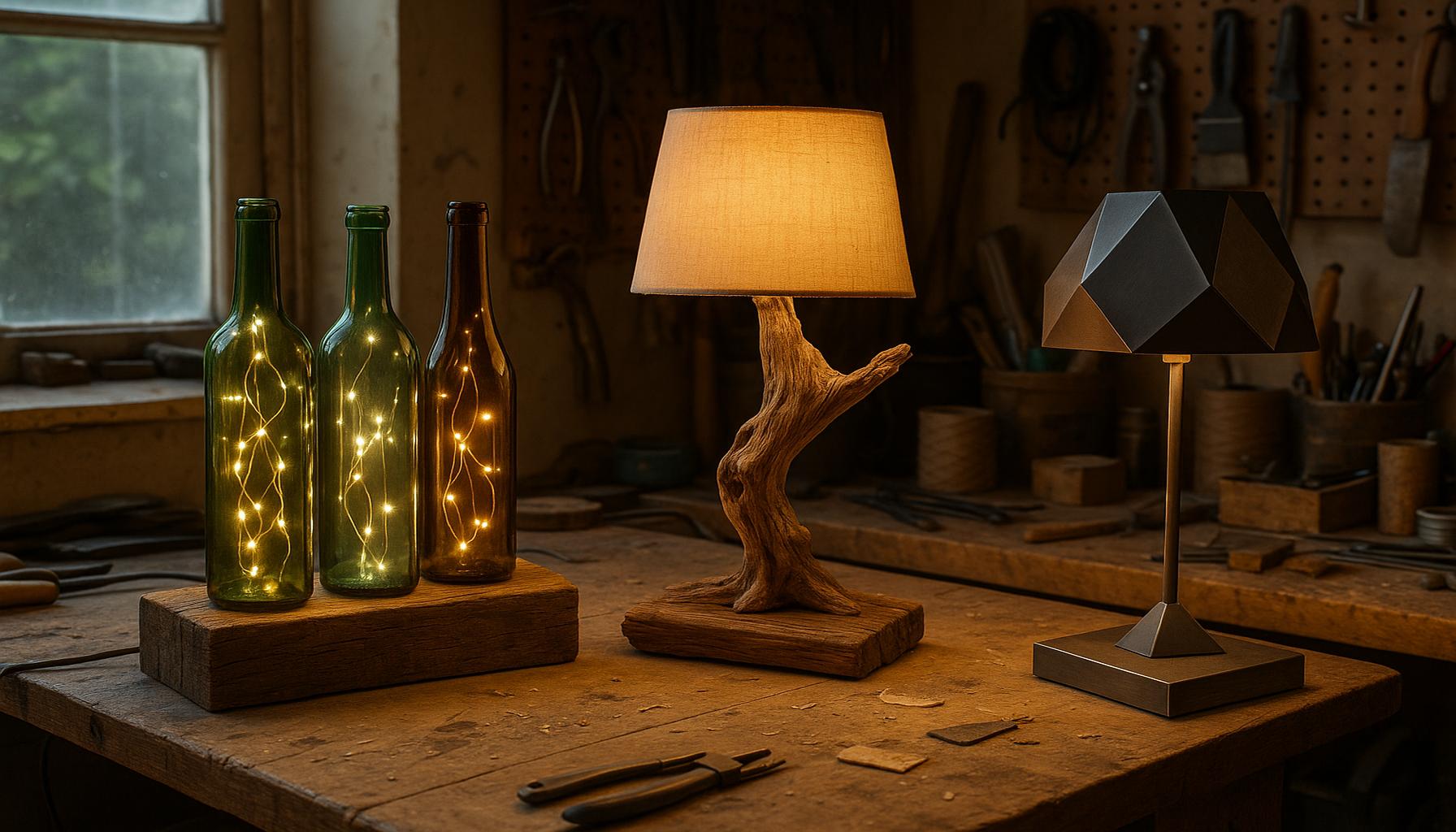 DIY Innovations in Lighting: Creating Customized Lamps with Unusual Materials