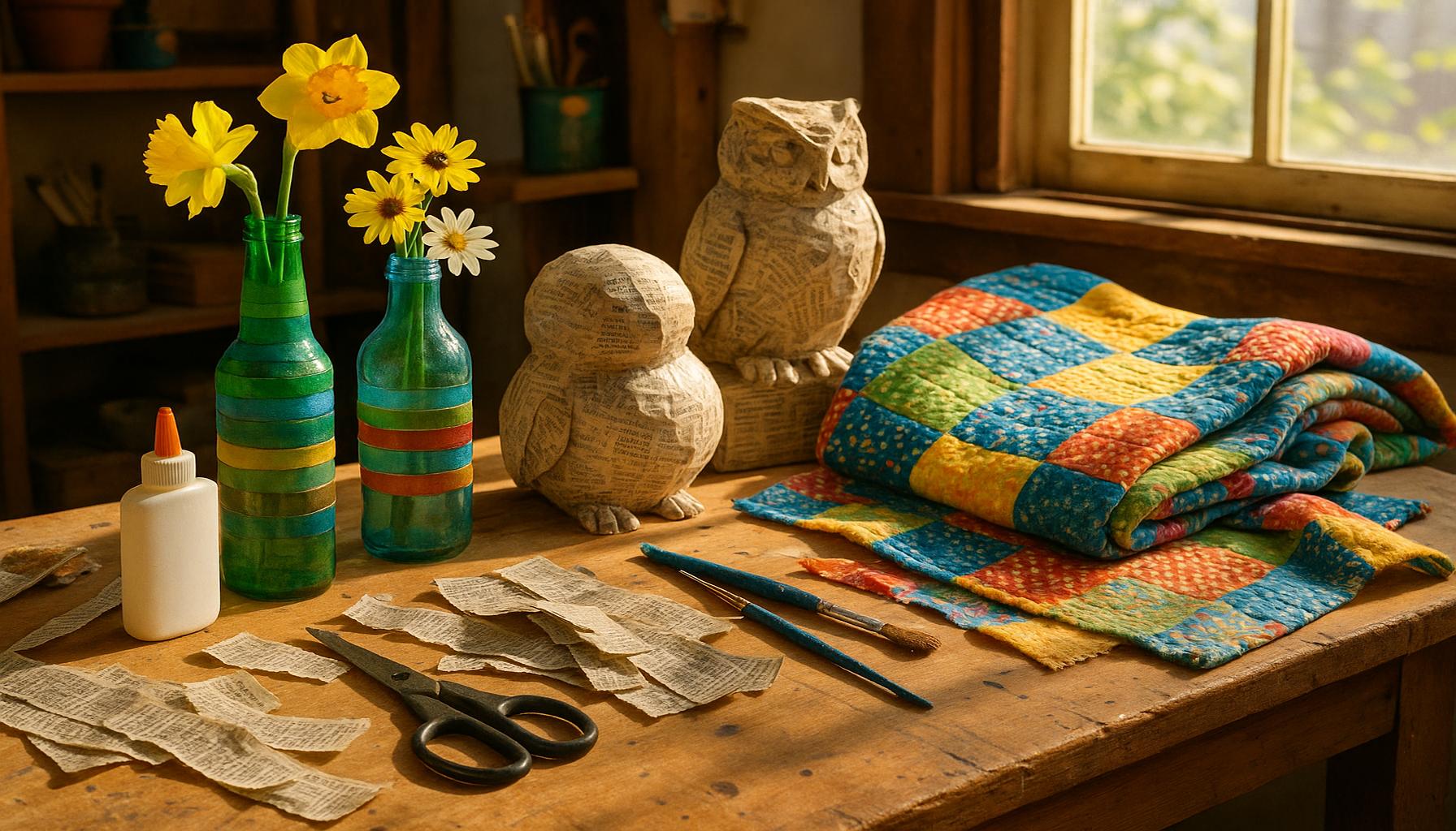 Sustainable Craft Projects: How to Transform Recycled Materials into Works of Art