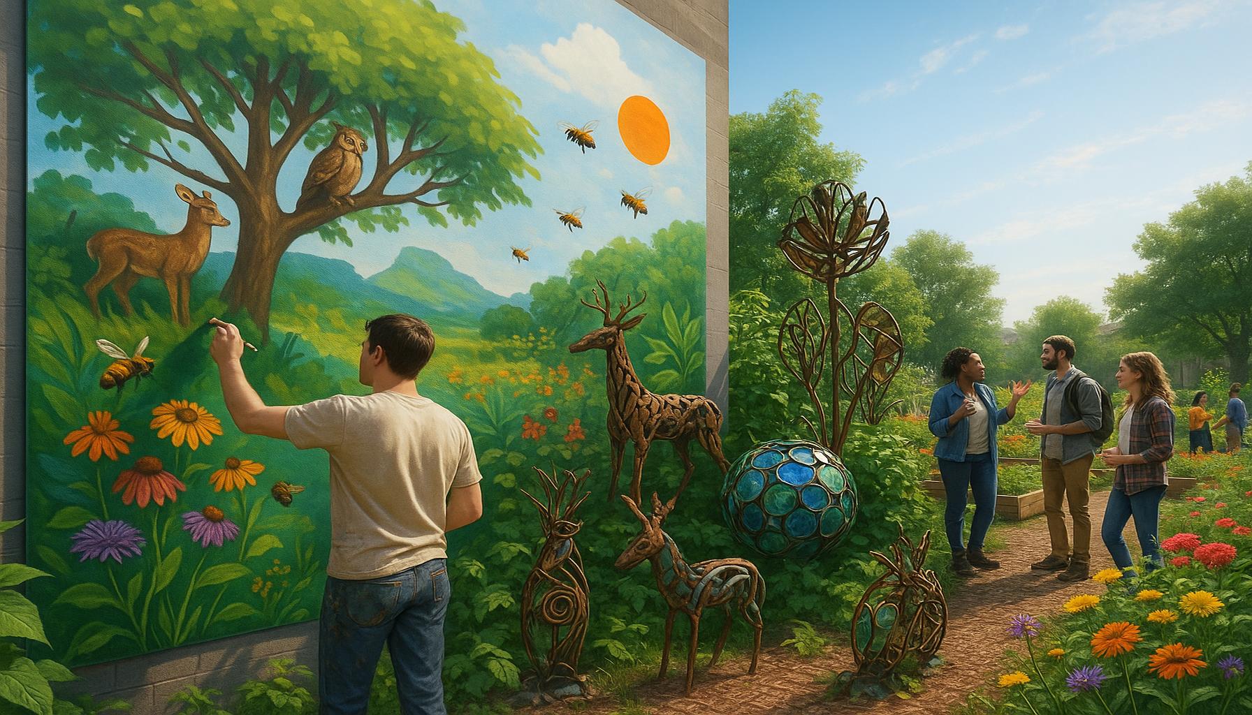 The Intersection of Art and Sustainability: How Artistic Projects Can Contribute to Environmental Awareness