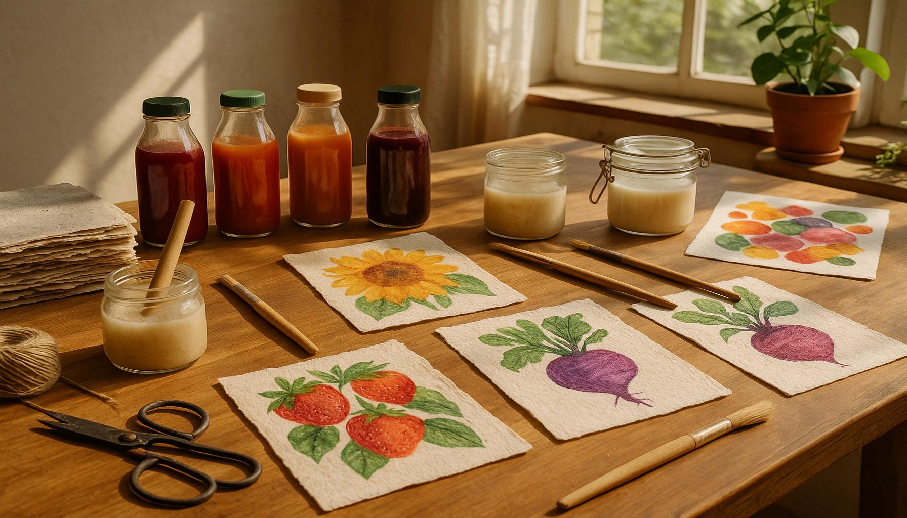 How to Create Your Own Sustainable Art Materials Using DIY