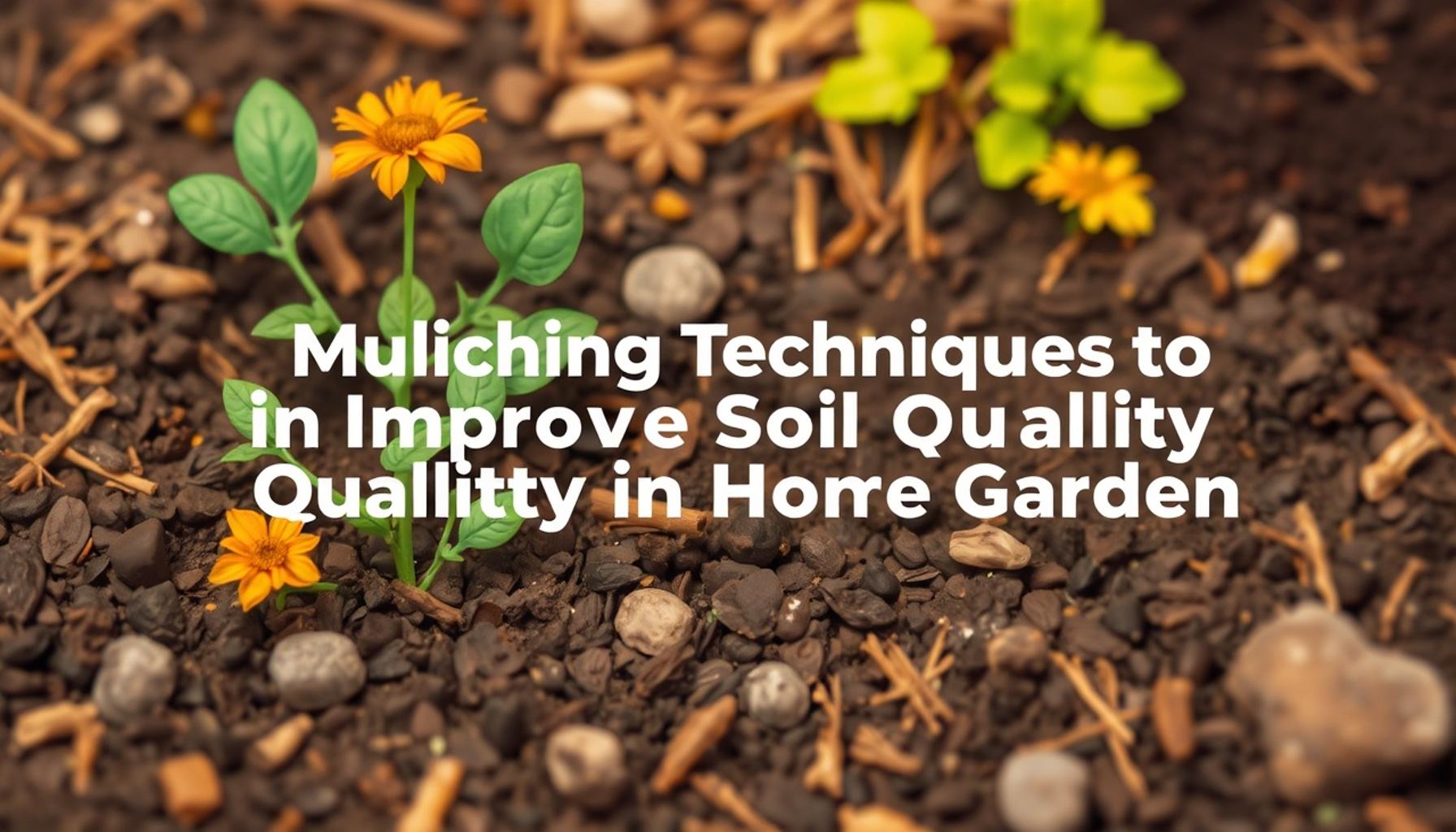 Mulching Techniques to Improve Soil Quality in Home Gardens