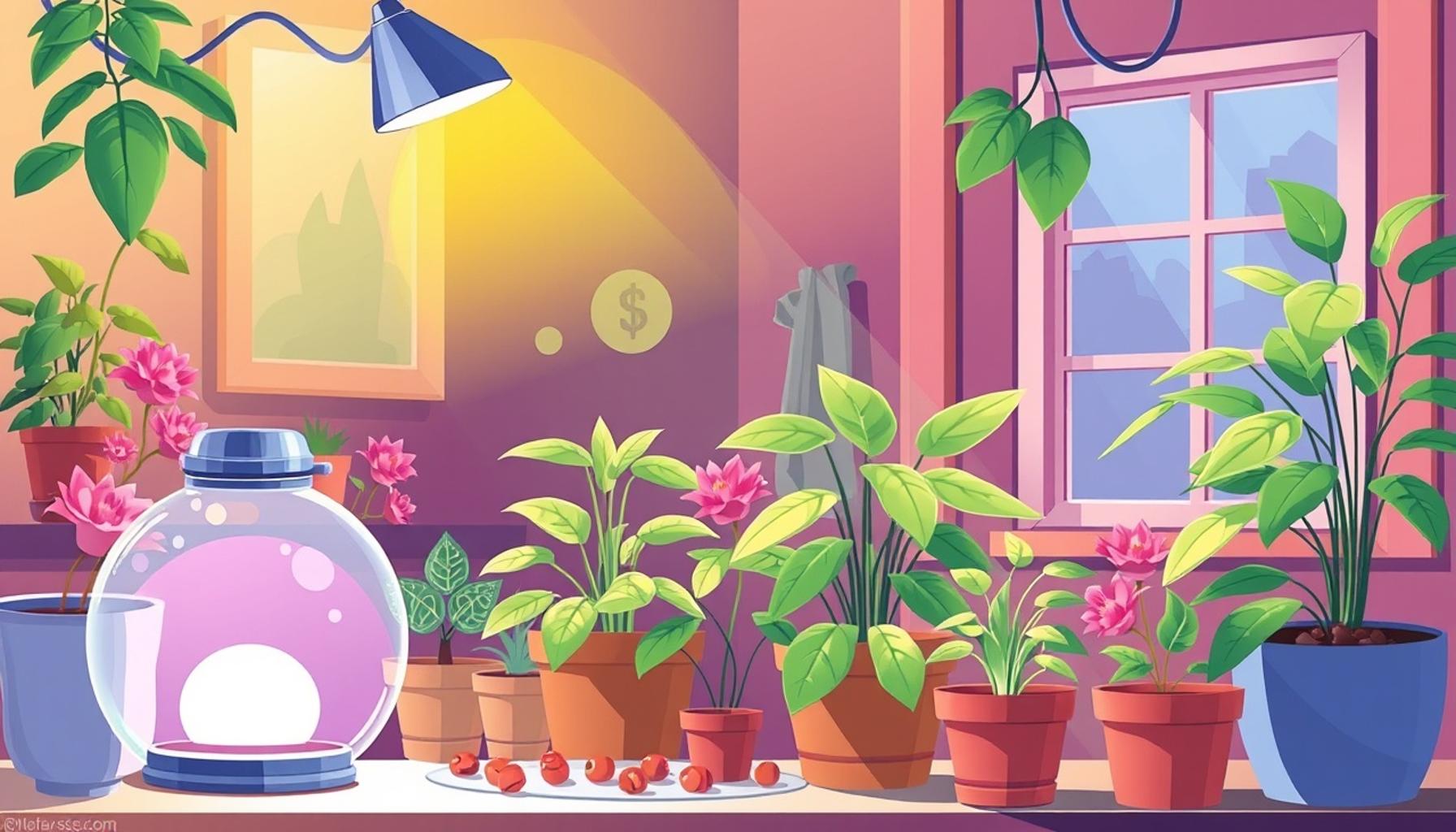 Artificial Lighting Solutions for Indoor Plant Growth