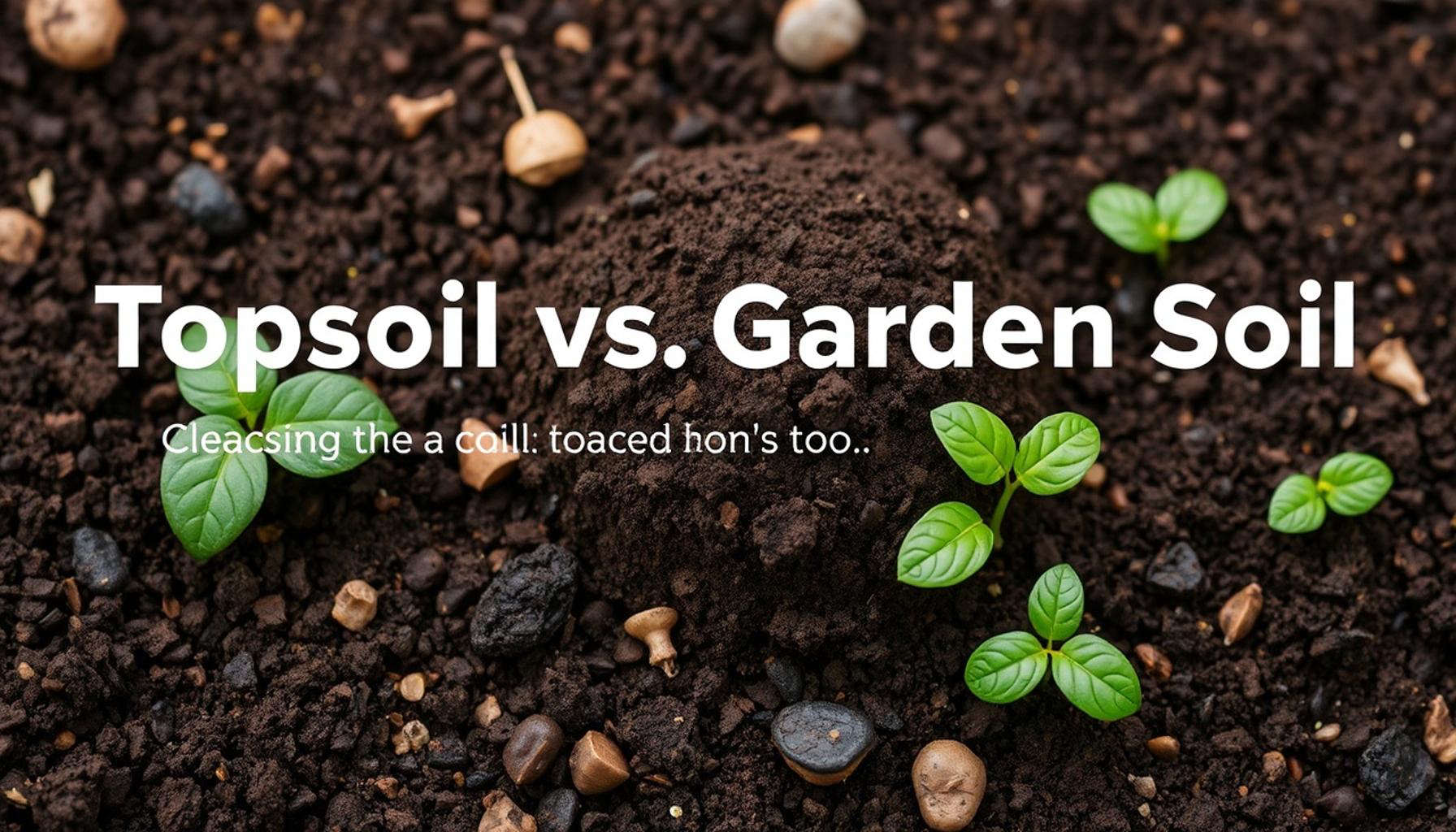 Topsoil vs Garden Soil Find the Perfect Fit for Your Home Garden